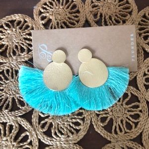 Plunder fringe earrings